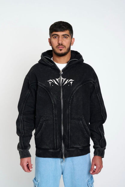 VERA MASK HOODIE (BLACK) 