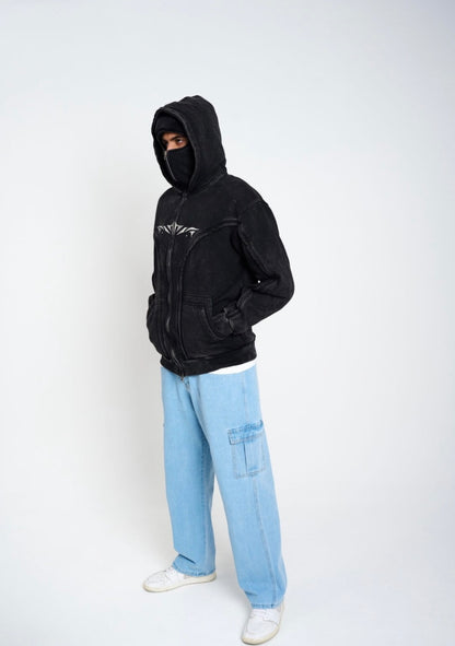 VERA MASK HOODIE (BLACK)