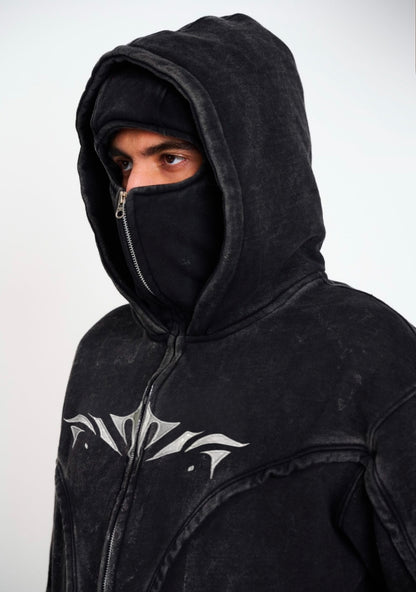 VERA MASK HOODIE (BLACK)