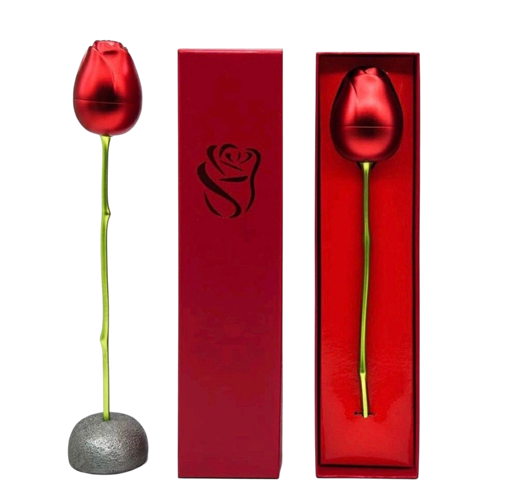 ROSAVA ROSE WITH 925 SILVER SET